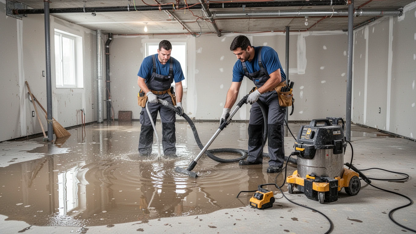 Flooded Basement Cleanup